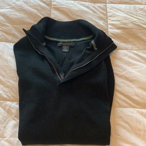 BR half zip sweater.